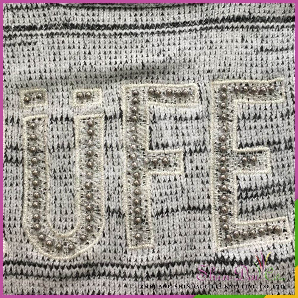Super value wholesale autumn winter women's knitted pullover sweater by machine