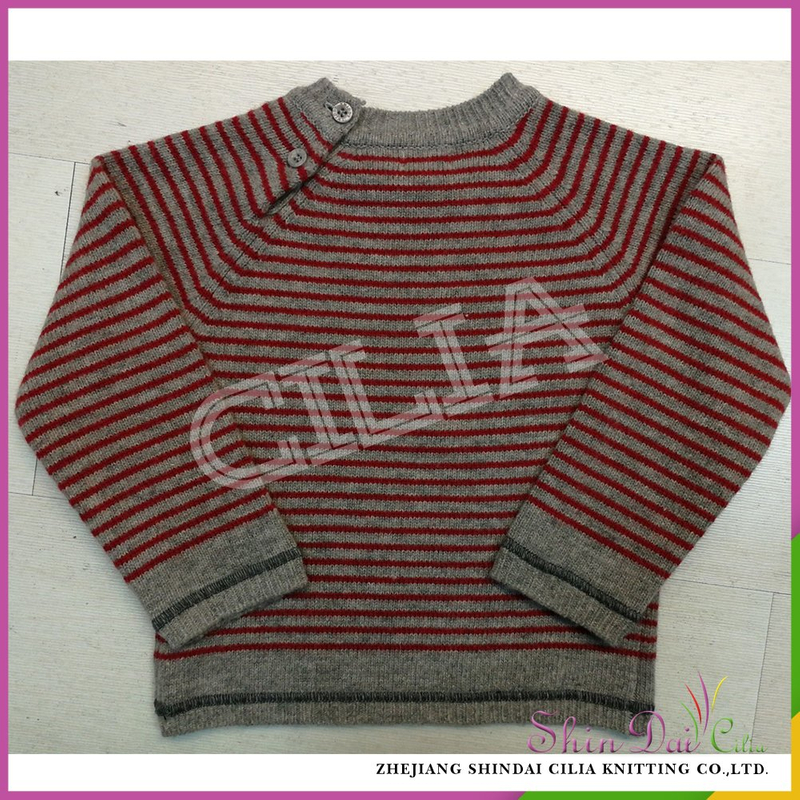Wholesale new design autumn knitting wool ombre button sweater cardigan for children