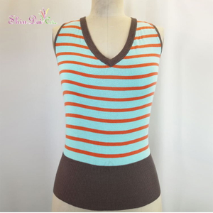 Chinese supplier fashion women knitting suspender vest tank tops