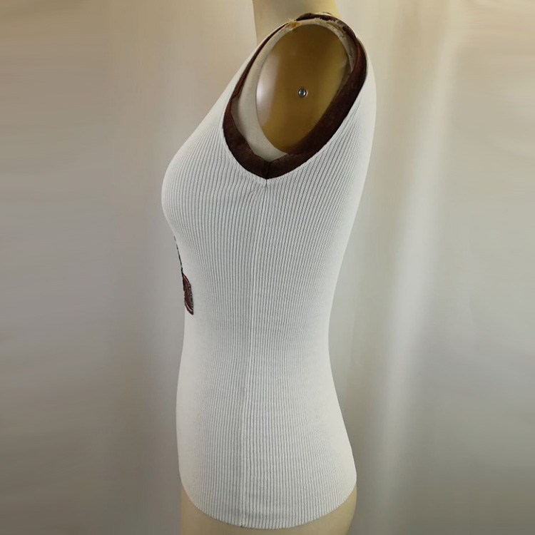 Prompt delivery latest new model print custom ladies knitted t shirt