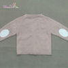 Many years factory knitting baby v neck buttons sweater