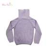 New Design Knitting Patterns Baby Girl Romantic Stitching Turtleneck Sweater