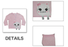 Popular New Designed Lovely Cat Pattern Infant Baby Girl Knit Pullover Sweater