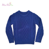 OEM Service Winter Knitting Patterns Children Kids Boy Pullover Blank Cable Sweater