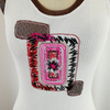 Prompt delivery latest new model print custom ladies knitted t shirt